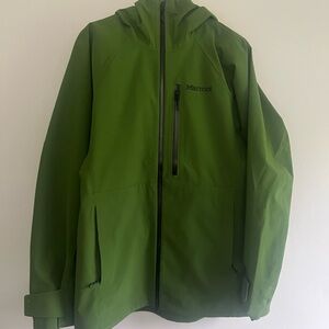 Marmot Men’s Medium Green Shell/ Rain Coat.